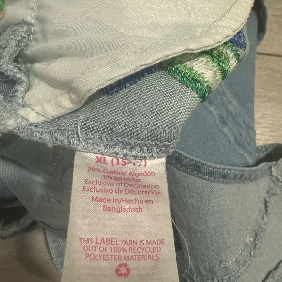 Denim Overalls with Floral Embroidery - Picture 8 of 8